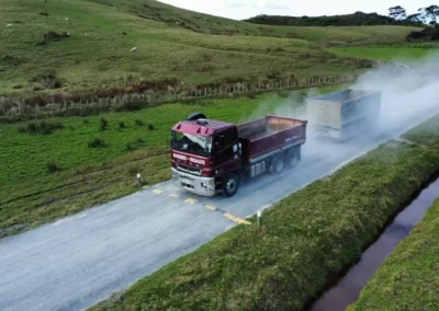 6 wheeler truck & tipper trailer